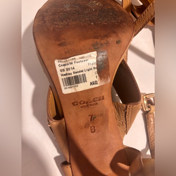 Coach Heeled Sandal - Picture 3 of 6